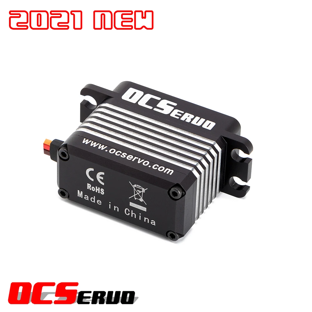 OCS-201HV 높은 토크 서보 스틸 기어, 모든 CNC 방수 케이스, 8.4V, 20kg.cm, 68g, 0.10S/60 ° 코어리스 모터