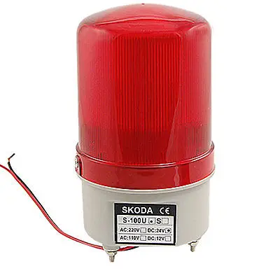 

DC 24V Red LED Industrial Signal Tower Safety Stack Indicator Light Bulb