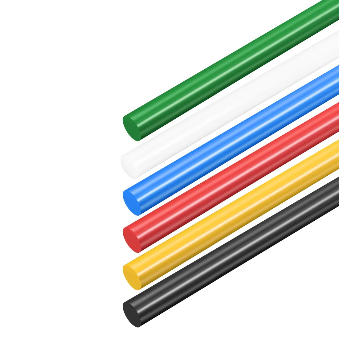 POM Rod,12mm Dia 50cm Length Black Engineering Plastic Round Bar