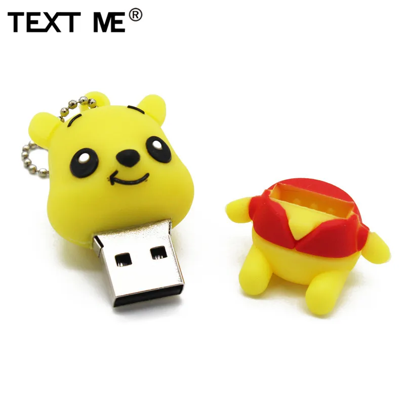 Usb флеш накопитель TEXT ME в виде черепахи и медведя usb 2 0 4 ГБ 8 16 32 64 флэш накопитель|USB