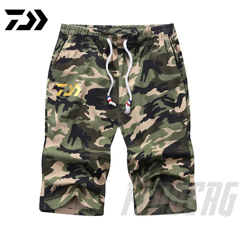 M-6XL Daiwa Drawstring летние пляжные шорты с эластичной резинкой на талии и карманами летний уличный для прогулок и рыбалки шорты Одежда для рыбалки