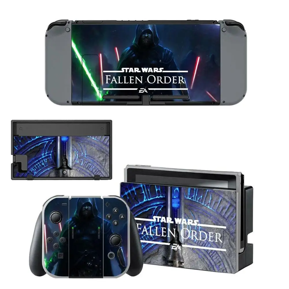 Наклейки для nintendo switch из кожи Звездные войны, джедаи нилд, наклейки для переключателей, наклейка для консоли nintendo Switch, контроллер Joy-con