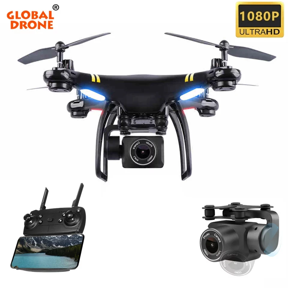 Глобальный дрон GPS с дистанционным управлением камерой HD RC квадрокоптер
