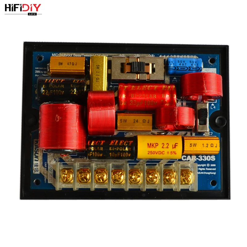 HIFIDIY LIVE CAR 330S 3 Way динамик (твитер + Средний бас) HiFi Автомобиль DIY s аудио кроссовер с