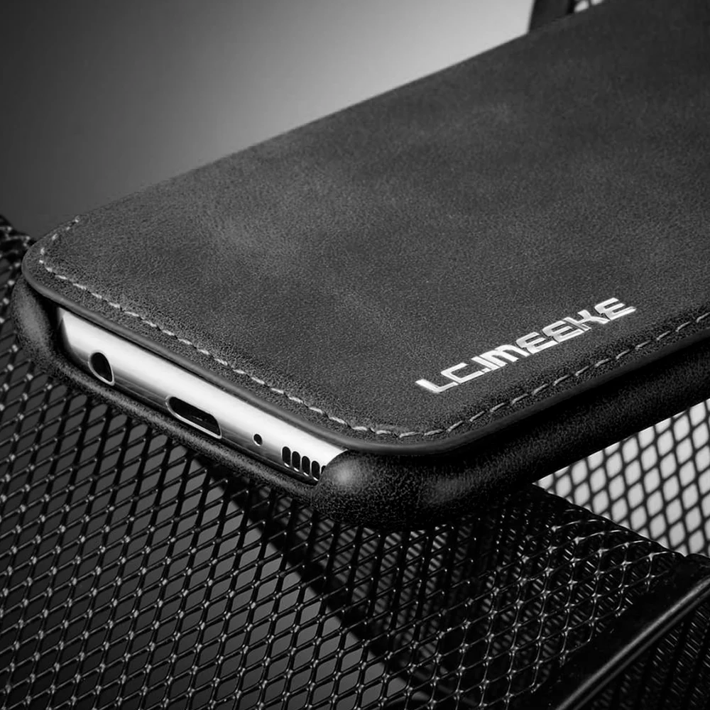LLZ. COQUE Роскошный кошелек из натуральной кожи чехол для samsung Galaxy S9 Plus S10 5G S10E откидная крышка для samsung S8 S7 edge Note 8 9