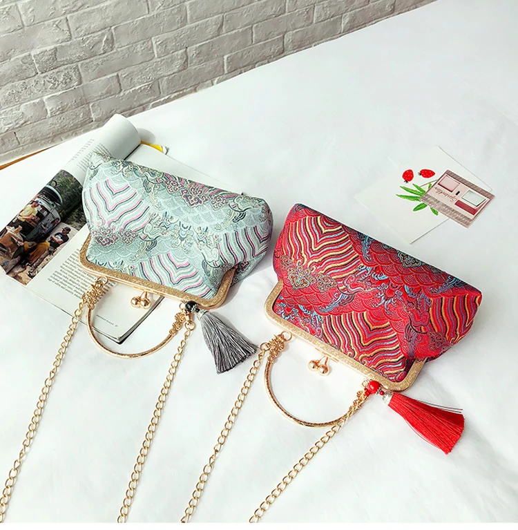vintage bag bags women chain shoulder crossbody bag women's handbags (6)