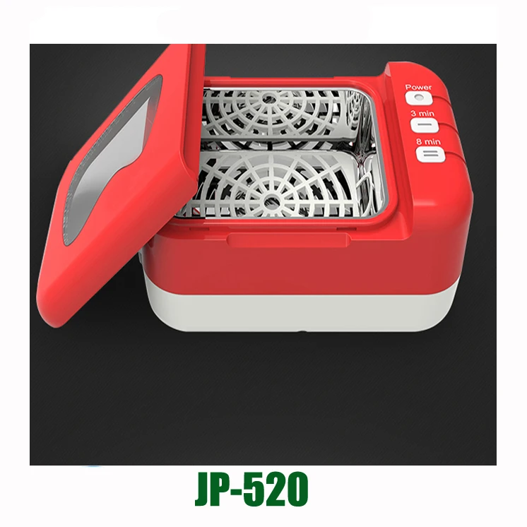 

Good Quality JP-520 Ultrasonic Cleaner 200ML 15W Denture Cleaning Machine