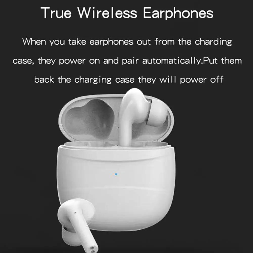 TWS Bluetooth 5 0 Earphone With Microphone Wireless Bluetooth Earbuds Stereo Earphones Sweatproof for Samsung iPhone Huawei