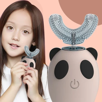 

Smart U 360 Degrees Kids Sonic Electric Toothbrush Silicon Automatic Ultrasonic Teeth Tooth Brush Cartoon Children