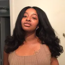 Microlinks-extensiones de cabello brasileño Afro para mujeres negras, cabello virgen 100%, con punta recta, a granel, EverBeauty
