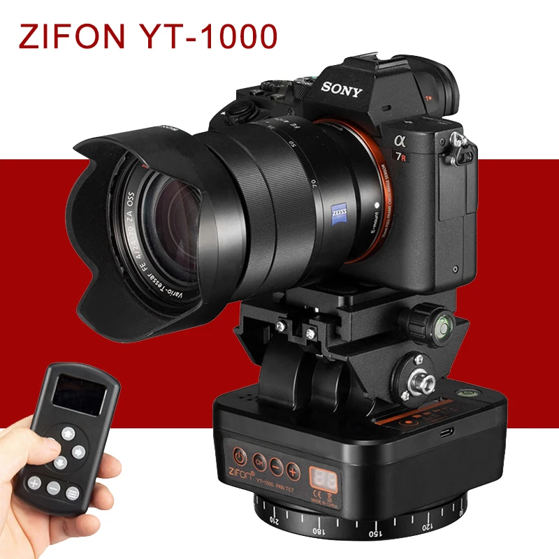 ZIFON-YT-1000-Panoramic-head-for-Phones-DSLR-Camera-Pan-Tilt-Motorized ...