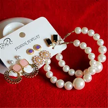 Новые женские модные ювелирные изделия Платье на день рождения с отделкой жемчугом/розовое красивое Комбинируйте набор безопасных свечей из 6 пар/компл., высокое качество, прекрасный подарок