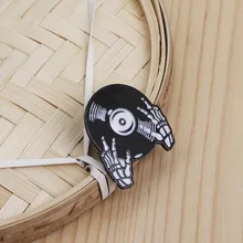 Крест-зеркало желаний новые продукты Европа и Америка крутой панк Хэллоуин скелет DJing мини воротник булавка сумка Аксессуары для одежды