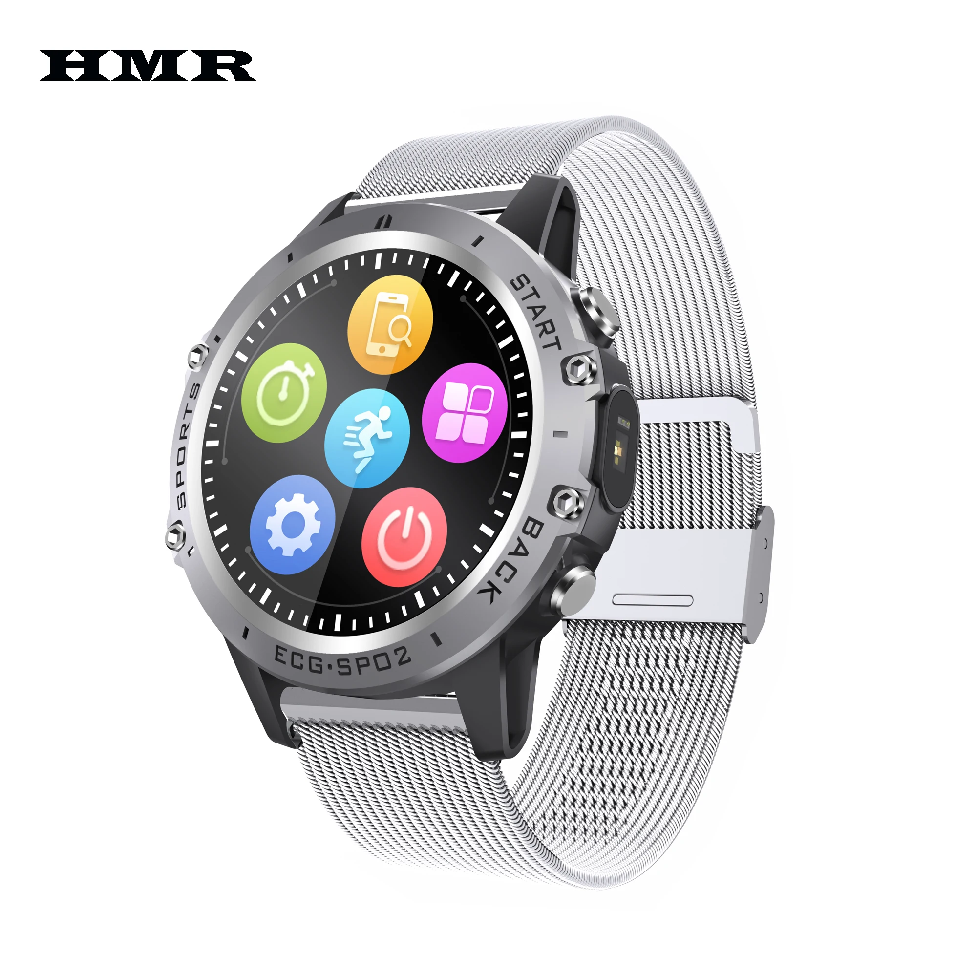 

PPG ECG SPO2 Smart Watch Passometer Call Message Reminder Sleep Fitness Heart Rate Tracker Alarm Clock Waterproof Smartwatch