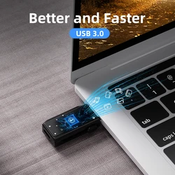 Clé USB TYPE C à double usage pour téléphone portable et ordinateur, Style Business, carte mémoire Flash, cadeau rétro 