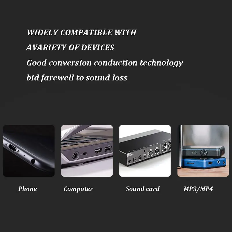 소프트 단결정 구리 Hifi 오디오 변환 케이블, 3.5 2.5mm, 4.4mm 균형 케이블, HD 무손실 사운드 오디오 케이블, 8 가지