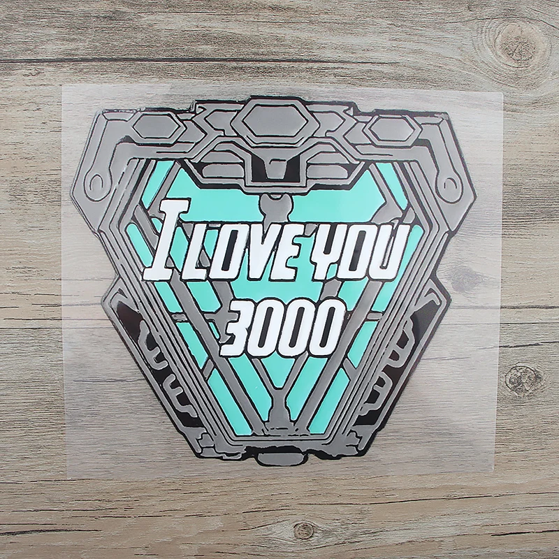 Homegaga I Love You 3000 термопереводные Мультяшные наклейки с буквенным принтом Vynil термопресс-наклейки термопластыри крутые аппликации D2531