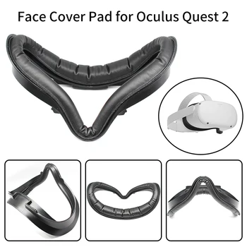 

Replacement Parts Black Magic Sticker PU Leather Breathable Interface Bracket VR Facial Pad Washable Foam For Oculus Quest 2