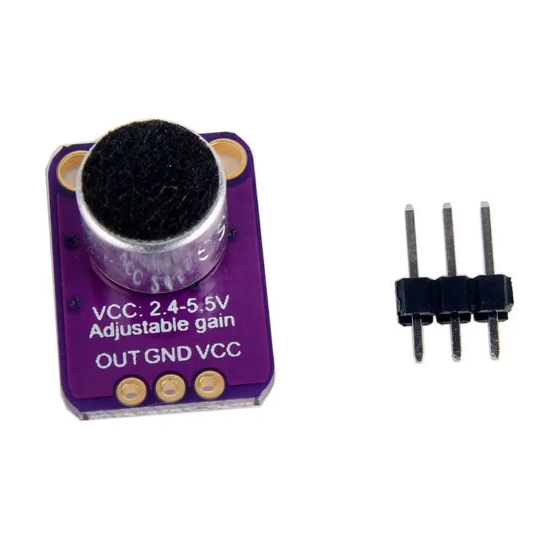 

GY-MAX4466 Electret Microphone Amplifier Sensor with Adjustable Gain