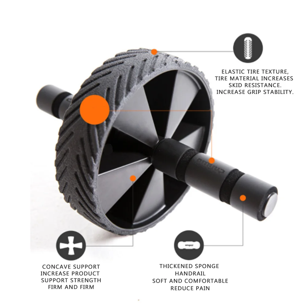 

Muscle Exercise Equipment Home Fitness Equipment Single Wheel Abdominal Power Wheel Ab Roller Gym Roller Trainer Training New