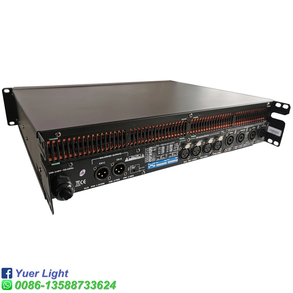 4 канальный линейный усилитель FP6000Q конденсатор WIMA профессиональный звука для