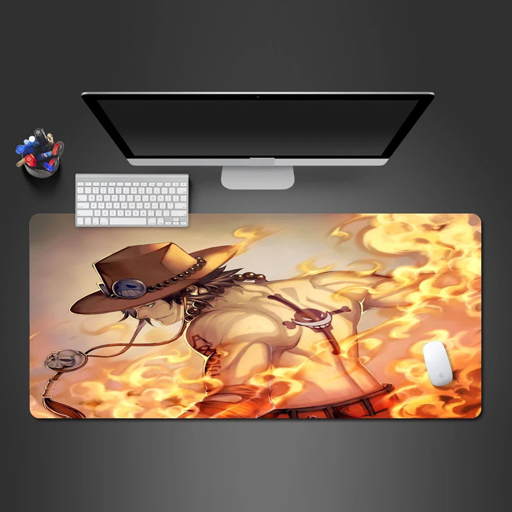 Лидер продаж аниме игровой коврик для мыши One Piece лидер Большая Настольная