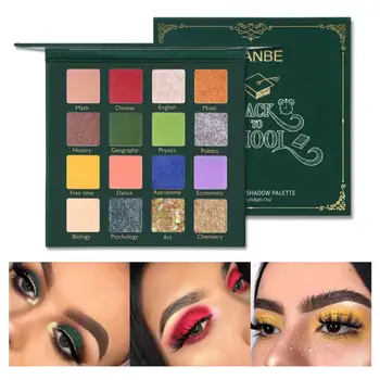 

New 16 Colors Natural Shimmer Matte Pearlescent Glitter Sequins Eye Shadow Pigment Eye Shadow Palette Make Up Eyeshadow TSLM1