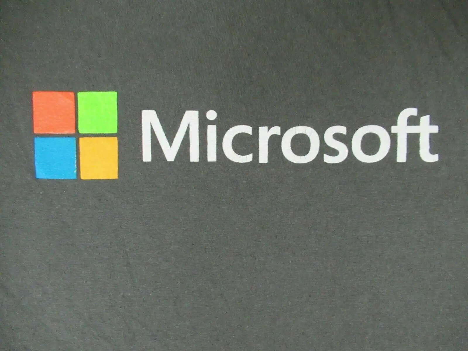 Microsoft Colorful Windows Logo Xl Gray T Shirt B755 |