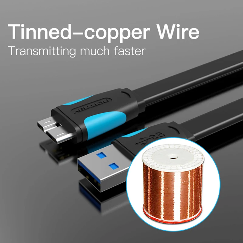 Vention Micro USB 3 0 кабель 2 м 5 быстрое зарядное устройство для синхронизации данных