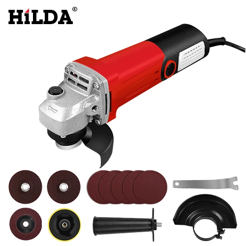 JM03 HILDA 1100 Вт угловая шлифовальная машина электрический шлифовальный станок Электроинструмент шлифовальный станок - Цвет: JM03