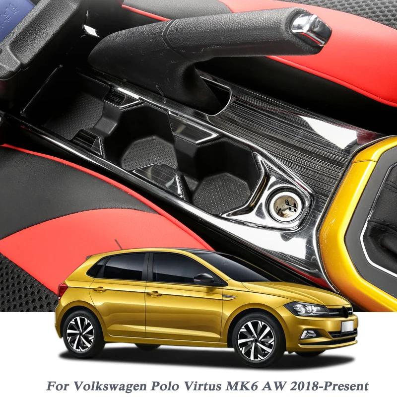 Автомобильный Стайлинг для Volkswagen Polo Virtus MK6 AW 2018 Н. В. внутренний держатель