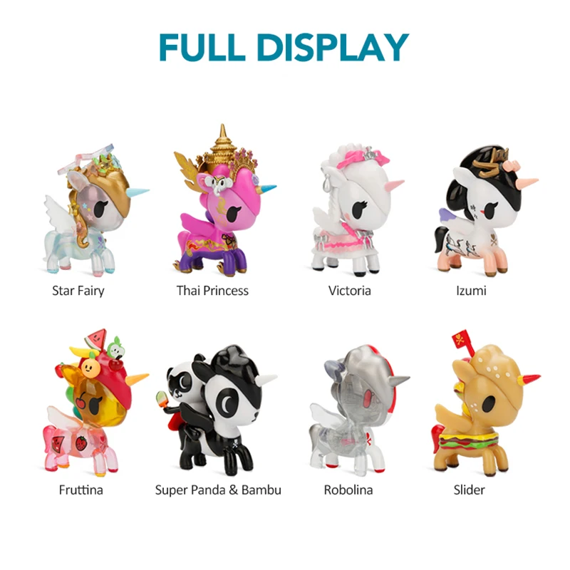 Оригинальный Tokidoki Единорог 7 го поколения глухая коробка аниме фигурка игрушка с