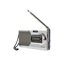 Портативный приемник наушники разъем телескопическая антенна ручной пожилых людей динамик радио Ручной высокая чувствительность мини FM AM пластик