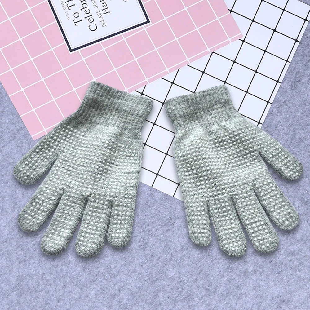 Новые модные зимние перчатки унисекс, теплые, волшебные, тянущиеся, перчатки для захвата, детские, размеры, цветной комплект, вязаные перчатки, Luvas de mulher L52