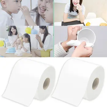 

1 Roll Additives-Free White Toilet Paper Smooth Wood Pulp 3-Layers Bath Tissues Q81B