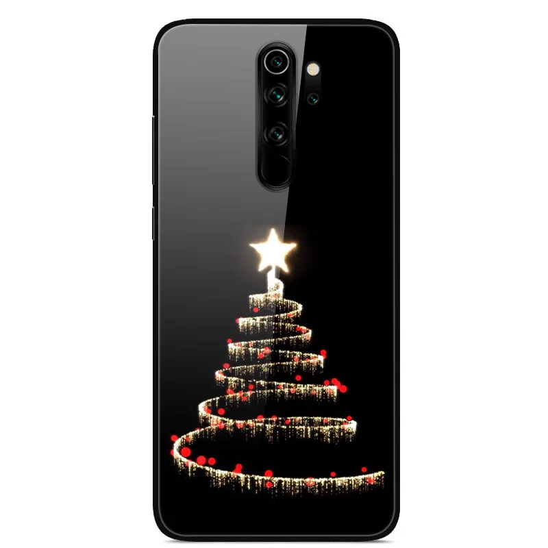 6,53 ''для Xiaomi Redmi Note 8 Pro Чехол из закаленного стекла жесткая задняя крышка защитный чехол для телефона s для Redmi Note8 Pro 8Pro бампер - Цвет: 45