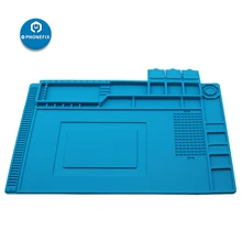 PHONEFIX Теплоизоляционный силиконовый паяльный ремонтный коврик термостойкий BGA ремонтный коврик для телефона электронный сварочный инструмент