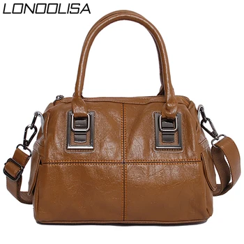 

Vintage Ladies Hand Crossbody Bags for Women 2019 Thread Bolsa Leather Luxury Handbags Women Bag Deisgner Casual Tote Sac A Main