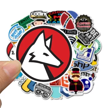 

Software Laptop Sticker 50 PCS Programming Technology Programs Data Computer Stickers For Geek DIY Computer Laptop Phone For PS4