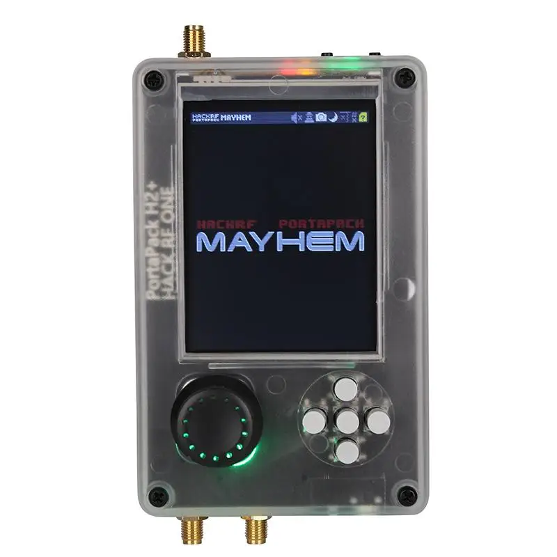 Собранный HackRF Portapack H2 Mayhem 2.0.1 прошивка + HackRF One 6 ГГц SDR + 0.5ppm TXCO + аккумулятор + чехол