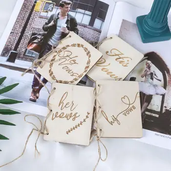 

Wedding Photo Props Supplies Love Declaration Wedding Declaration Small Manual Creative Gifts Creative Vow Books Wooden Booklet