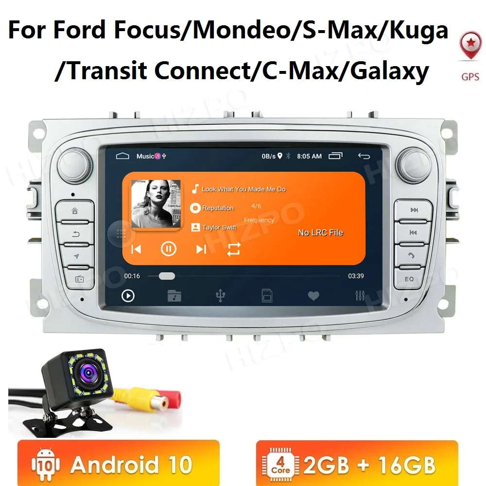 Автомагнитола 2 din мультимедийный видеоплеер с GPS-навигацией без DVD для