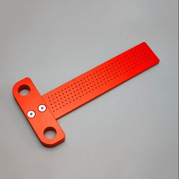 

Aluminum Precision Woodworking T-Square Measuring Tools Crossed Ruler Woodworking Scribe Wood Tools