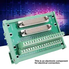 DB37-G6 Terminal Block Double Male Head DIN Rail Mount Interface Module Terminal Block Board cable connector DB37-G6 Terminal Block Double Male Head DIN Rail Mount Interface Module Terminal Block Board cable connector