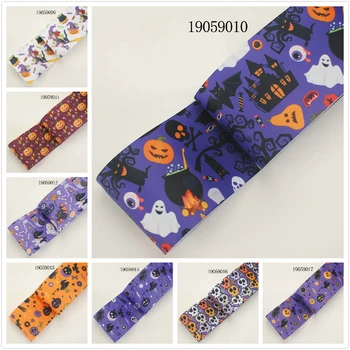 

Winsome 50 Yards Lovely Halloween Cartoon Pattern Ribbon 16mm-75mm Grosgrain ,FOE Ribbon