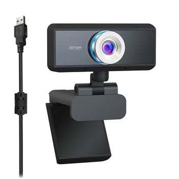 

HD Webcam 720P Web Cam 360 Degree Rotating PC Web USB Camera Cam Video Conference with Microphone for Laptop Computer