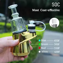 SOC пиковый набор Enail 2800 мАч концентрат воска разбита буддер для Puffco пиковая Dab масляная установка наборы с 4 температурными настройками воск Vape ручка комплект