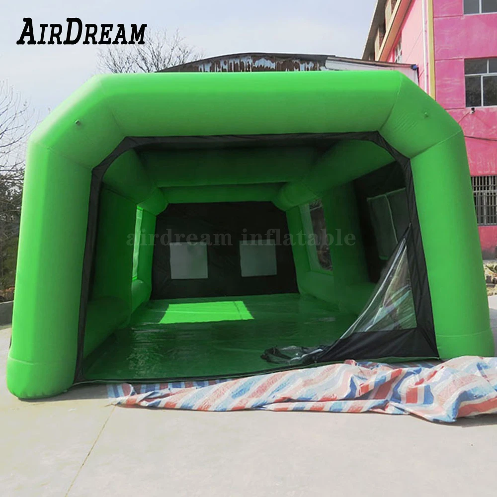 DZQ grow tents Portable Spray Paint Booth Tent: PLANTIONAL Spray Shelter  with Waterproof Floor, Mesh Screen & Rear Vent - AliExpress