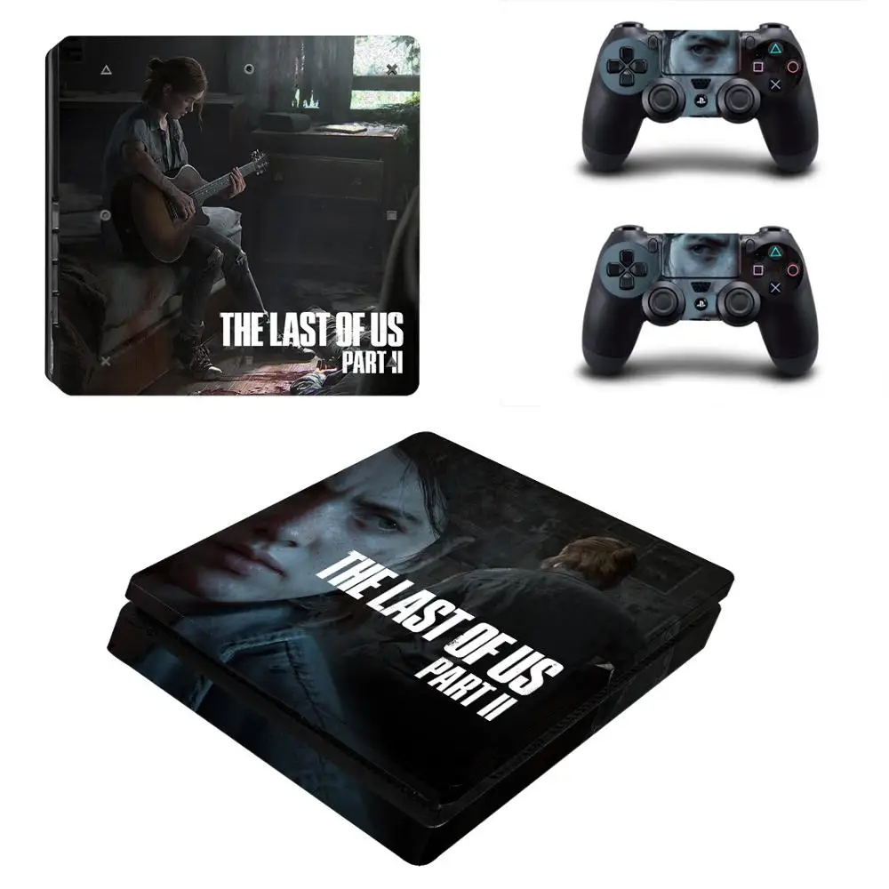 Последняя из нас часть 2 PS4 тонкая кожа Наклейка для sony playstation 4 консоль и контроллер кожа PS4 тонкая кожа Наклейка виниловая - Цвет: YSP4S-3908