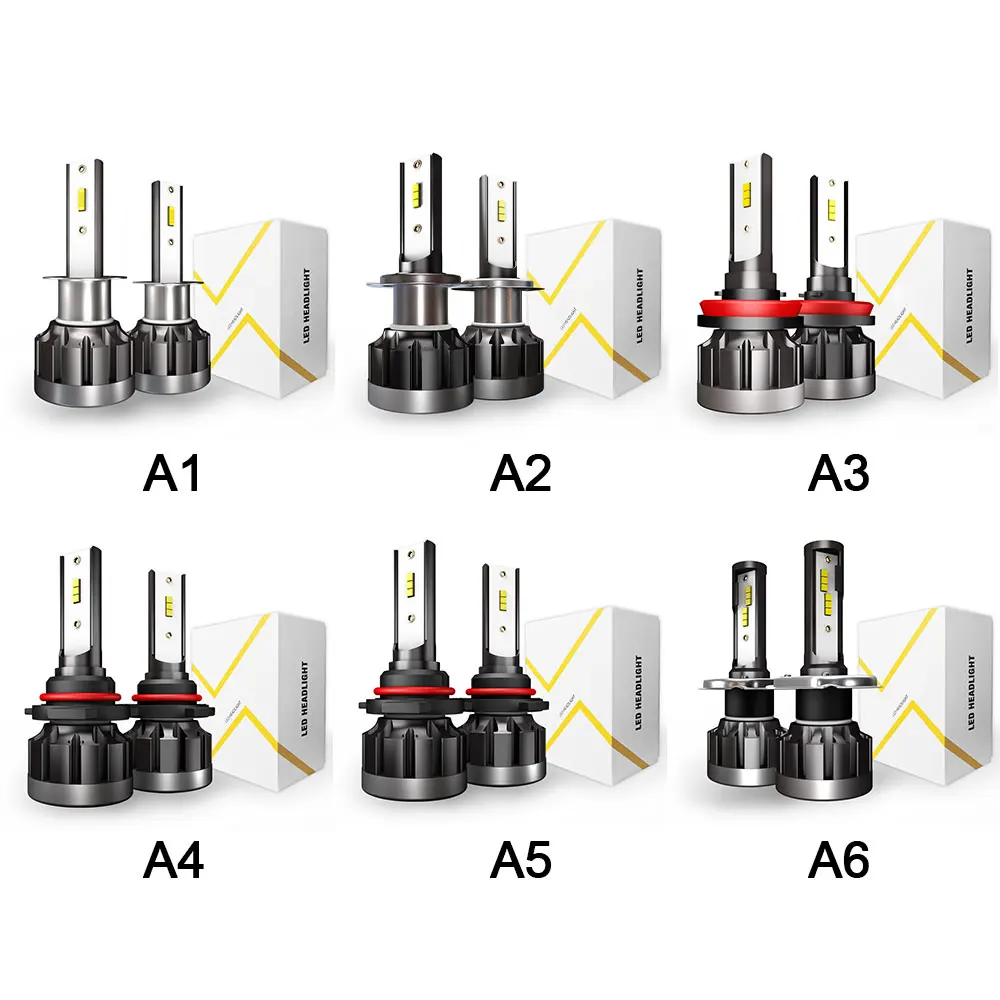 12V авто фары COB Туман светильник лампочка H1 светодиодный H4 HB2 H3 H1 9005 HB3 9006 HB4 H8 H9 H11 светодиодный автомобилей головной светильник накаливания 40 Вт 4000LM 6000K